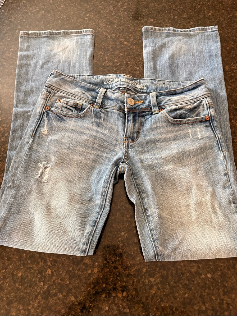 Light Blue Women’s AE Slim Bootcut Jeans